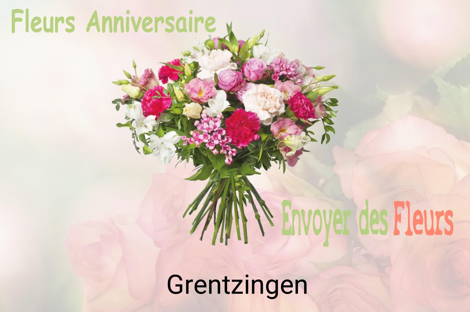 Bouquet de fleurs d’anniversaire livré à Grentzingen
